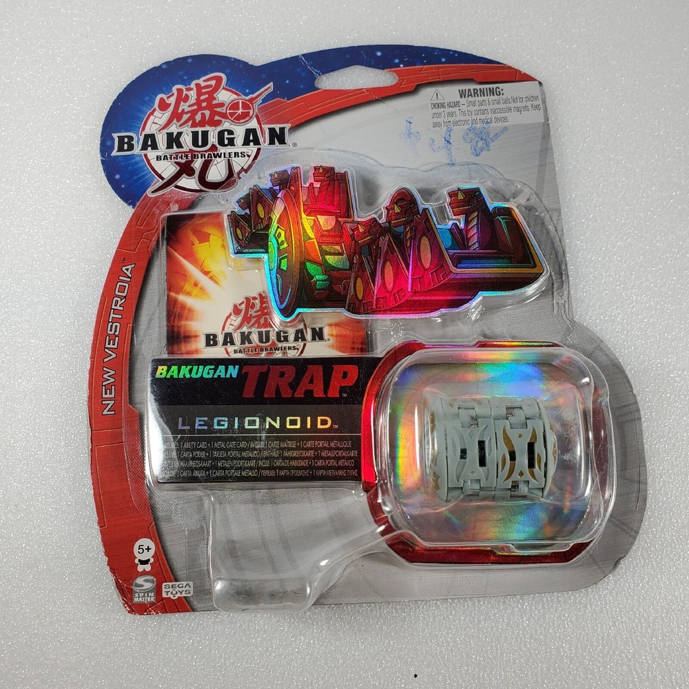 Bakugan Trap Gray Haos Legionoid New Vestroia Battle Brawler Figure Spin Master